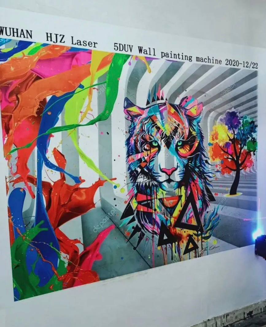 Настенная картина художественная роспись тигр Красноярск